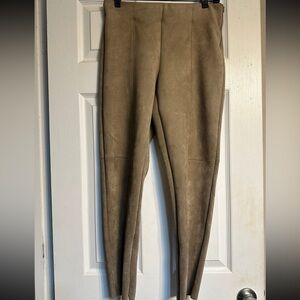 Stylish Tan Suede Pants